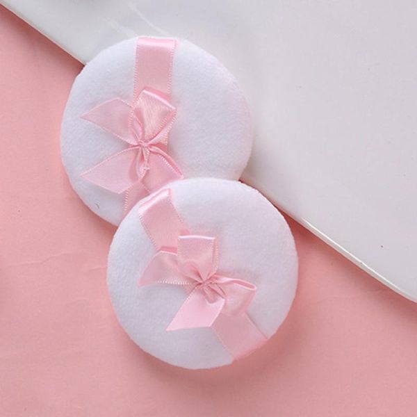 2pcs round flocking powder puff bow powder puff for makeup foundation (white
2pcs round flocking powder puff bow powder puff for makeup foundation (white