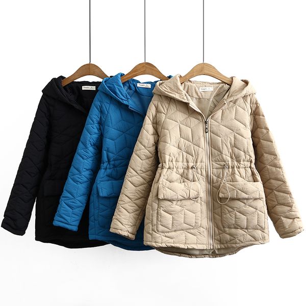 new 2020 women's autumn winter coat korean plus size loose hooded zipper jackets overcoat drawstring pocket coat parkers xl 4xlx1016, Black;brown
new 2020 women's autumn winter coat korean plus size loose hooded zipper jackets overcoat drawstring pocket coat parkers xl 4xlx1016, Black;brown