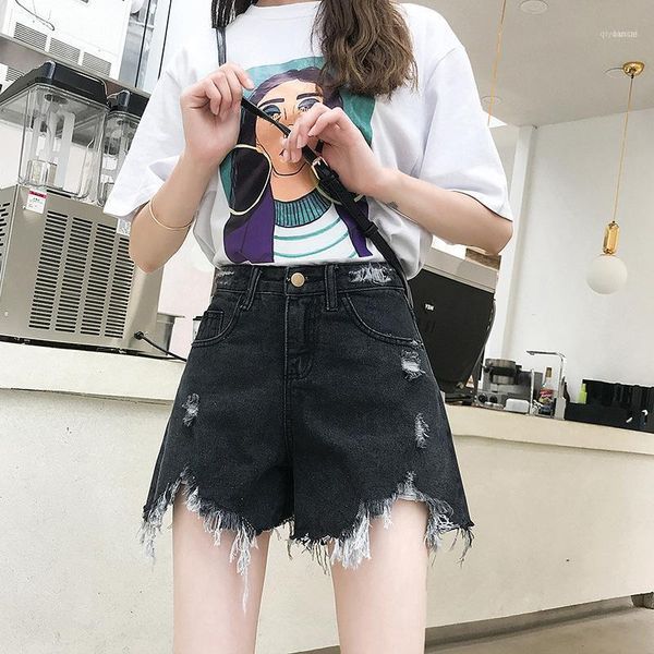 women's summer shorts women hight waisted black ripped biker jeans shorts for women worn loose burr jeans femme11, White;black
women's summer shorts women hight waisted black ripped biker jeans shorts for women worn loose burr jeans femme11, White;black