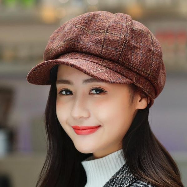 cokk newsboy cap women autumn winter octagonal caps artist painter hats for women men beret peaked cap female male vintage plaid swy bbyufp, Blue;gray
cokk newsboy cap women autumn winter octagonal caps artist painter hats for women men beret peaked cap female male vintage plaid swy bbyufp, Blue;gray