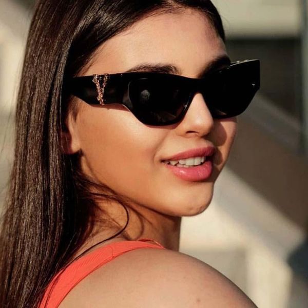 feishini brand star contracted quality cat eye sunglasses women uv protection trendy narrow ladies eyewear fashion vintage, White;black
feishini brand star contracted quality cat eye sunglasses women uv protection trendy narrow ladies eyewear fashion vintage, White;black