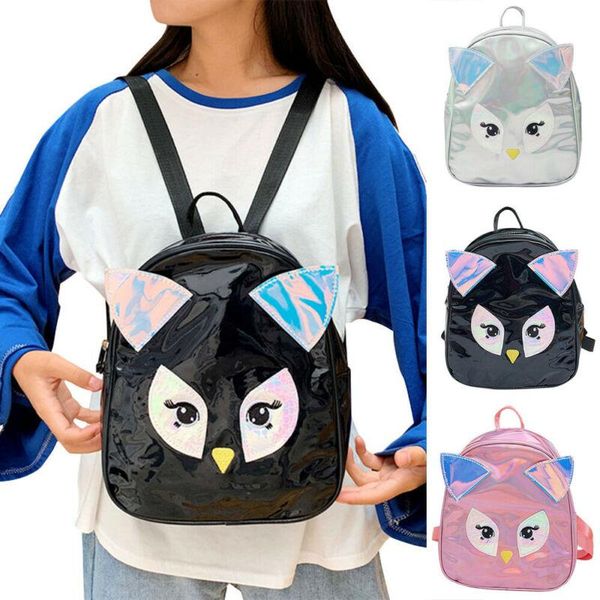 cute cat laser hologram backpack for girls children school bag pu leather cartoon women backpack mini zippered travel bags
cute cat laser hologram backpack for girls children school bag pu leather cartoon women backpack mini zippered travel bags