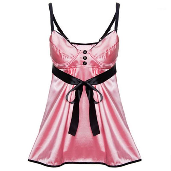 women v neck nightgowns home sleepshirts dress bow sling nightdress//1, Black;red
women v neck nightgowns home sleepshirts dress bow sling nightdress//1, Black;red