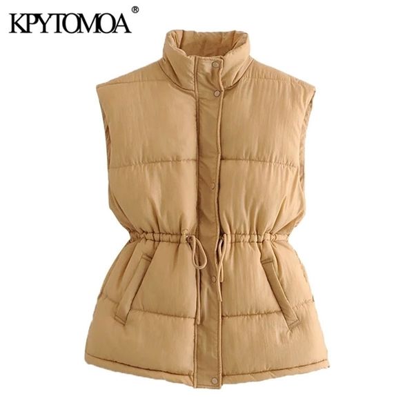 kpytomoa women fashion with drawstring thick warm parkas vest coat vintage high collar sleeveless female outerwear chic 201214, Black;white
kpytomoa women fashion with drawstring thick warm parkas vest coat vintage high collar sleeveless female outerwear chic 201214, Black;white