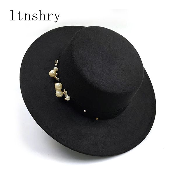 pearl chapeau femme vintage fashionable black felt fedora hat men sombrero bowler church trilby hats for women gorra mujer, Blue;gray
pearl chapeau femme vintage fashionable black felt fedora hat men sombrero bowler church trilby hats for women gorra mujer, Blue;gray