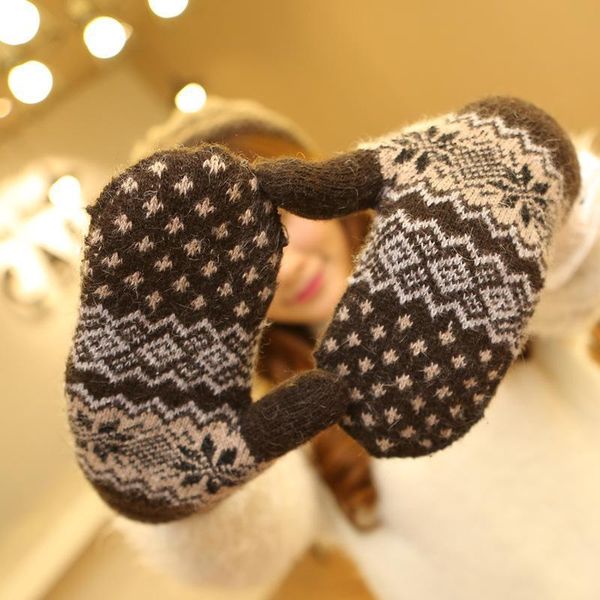DHL Ship Wholesale Snowflake Knitted Gloves Women Gloves Cycling Sports Ski Outdoor Autumn Winter Warm Golves FY6185
DHL Ship Wholesale Snowflake Knitted Gloves Women Gloves Cycling Sports Ski Outdoor Autumn Winter Warm Golves FY6185