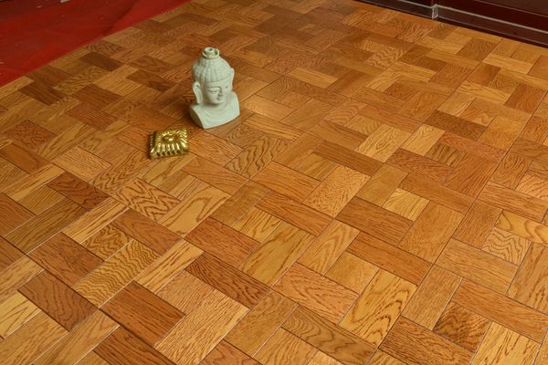 

Yellow White Oak wood floor timber Wall art carpet wooden decor wallpaper parquet Background tile interior medallion inlaid marquetry tiles