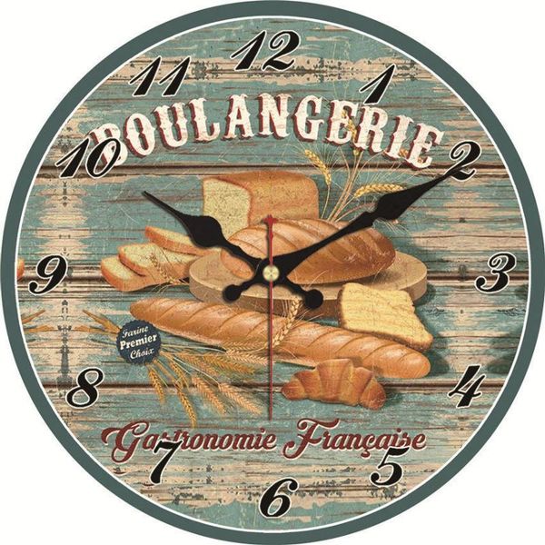 shabby chic,bread wall clocks,vintage wall clock,wall watches home decor,kitchen clock big
shabby chic,bread wall clocks,vintage wall clock,wall watches home decor,kitchen clock big