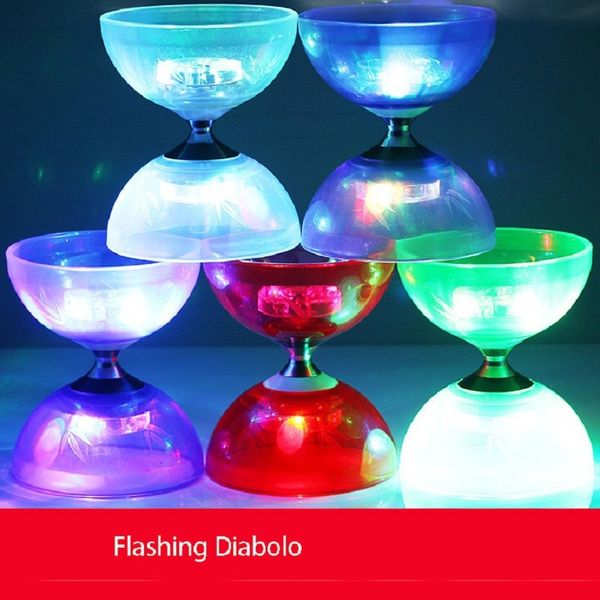 chinese flashing 1/3/5 bearings clutch resin diabolo with juggling string professional yoyo set classic toys for children y200428
chinese flashing 1/3/5 bearings clutch resin diabolo with juggling string professional yoyo set classic toys for children y200428