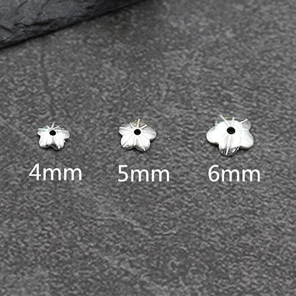 20pcs 925 sterling silver color accessories jewelry diy gasket flower tray flower hat handmade beads bracelet spacer h jlltwo, Black
20pcs 925 sterling silver color accessories jewelry diy gasket flower tray flower hat handmade beads bracelet spacer h jlltwo, Black