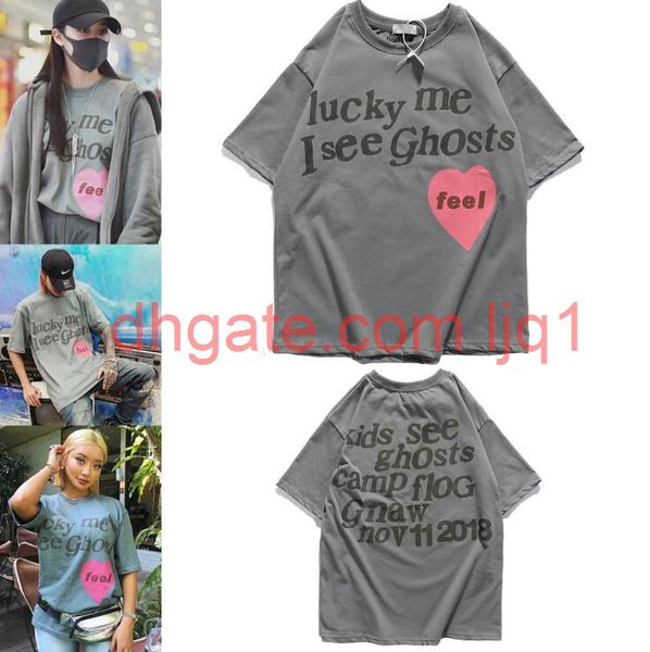 men's shirt lucky me i see the ghosts t-shirt summer breathable loose t-shirt for men and women couple designer hip hop streetwear tees, White;black
men's shirt lucky me i see the ghosts t-shirt summer breathable loose t-shirt for men and women couple designer hip hop streetwear tees, White;black