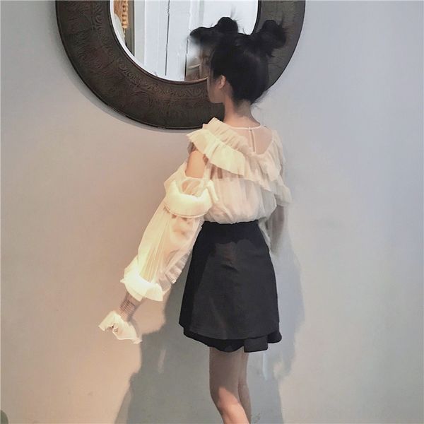 lin shanshan same style with fairy temperamentsexyshoulder gauze irregular skirt pants coat lin shanshan same style with fairy temperamentse, Gray
lin shanshan same style with fairy temperamentsexyshoulder gauze irregular skirt pants coat lin shanshan same style with fairy temperamentse, Gray
