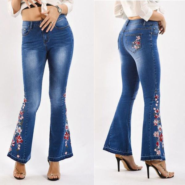 dig size bell-bottoms ultra stretchy ripped jeans woman denim wide leg pants trousers for women skinny pockets embroidery jeans1, Blue
dig size bell-bottoms ultra stretchy ripped jeans woman denim wide leg pants trousers for women skinny pockets embroidery jeans1, Blue