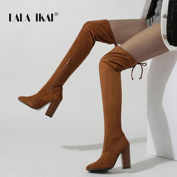 lala ikai 2020 new autumn winter women long boots 10cm high heels fashion riding boots female shoes side zipper zapatos de mujer, Black
lala ikai 2020 new autumn winter women long boots 10cm high heels fashion riding boots female shoes side zipper zapatos de mujer, Black