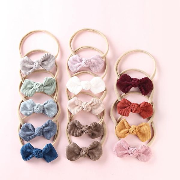 hair accessories 14pcs/lot soft corduroy knot bow nylon headbands for girls bows bulk ealstic bands baby shower gift, Slivery;white
hair accessories 14pcs/lot soft corduroy knot bow nylon headbands for girls bows bulk ealstic bands baby shower gift, Slivery;white