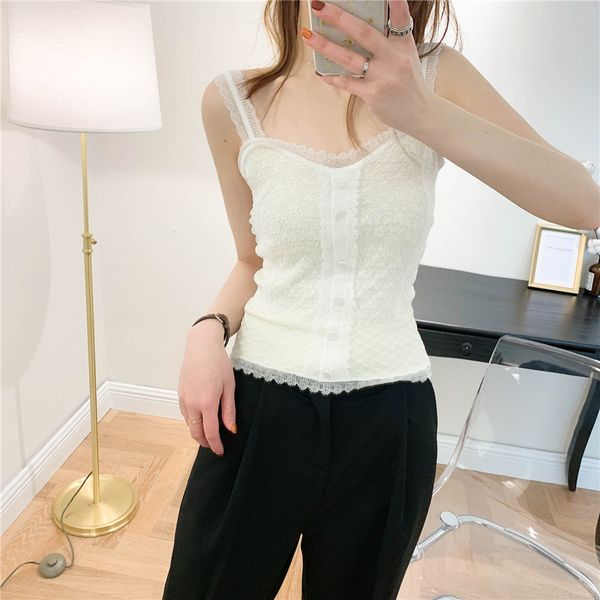 2020 new arrival spring crop fashion streetwear lace camis women tanks black women casual clothes tg 1014, White
2020 new arrival spring crop fashion streetwear lace camis women tanks black women casual clothes tg 1014, White