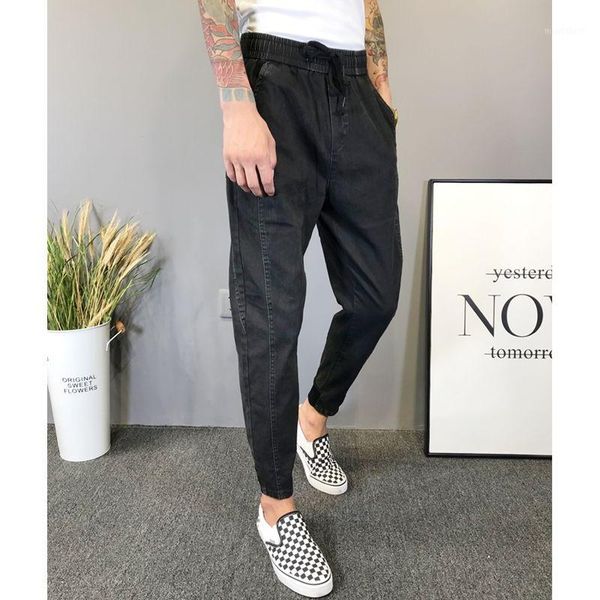 spring, summer, and south korean versions of trendy jeans, men's tight-legged, loose-fitting chaps1, Blue
spring, summer, and south korean versions of trendy jeans, men's tight-legged, loose-fitting chaps1, Blue