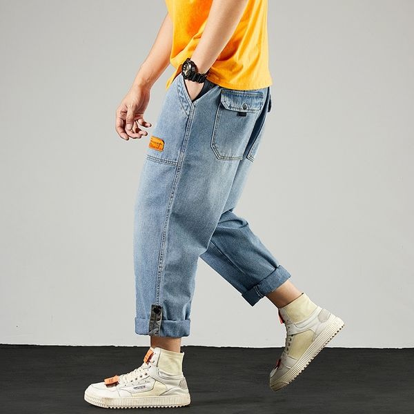 u3utu summer size brand and simple jeans plus men's fashion solid color harlem small feet jeans for men veb0y, Blue
u3utu summer size brand and simple jeans plus men's fashion solid color harlem small feet jeans for men veb0y, Blue