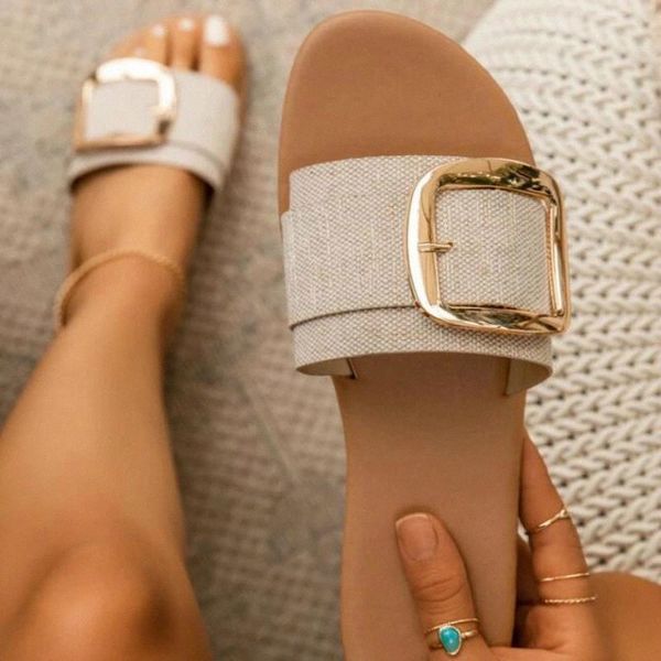 summer new women slippers fashion upper buckle decoration flat heel peep toe fashion elegant beach outdoor slides #dl8z, Black
summer new women slippers fashion upper buckle decoration flat heel peep toe fashion elegant beach outdoor slides #dl8z, Black