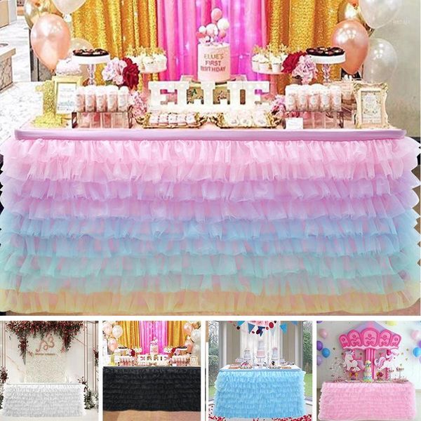 table skirt 1 pcs multi-layer irregular tulle pink blue festival tableware cover wedding party xmas birthday decoration1
table skirt 1 pcs multi-layer irregular tulle pink blue festival tableware cover wedding party xmas birthday decoration1
