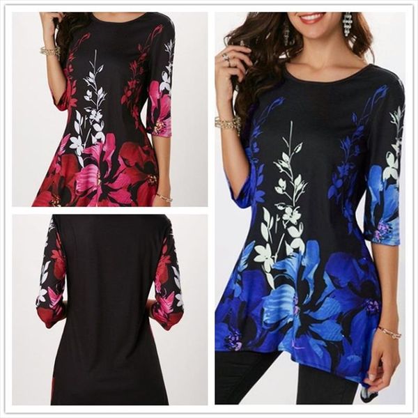 4xl 5xl плюс размер женщины тенниска урожай цветочные тройники tops 2020 spring summer casual половина рукава печати t shirt big top, White
4xl 5xl плюс размер женщины тенниска урожай цветочные тройники tops 2020 spring summer casual половина рукава печати t shirt big top, White