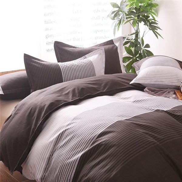 bedding set without bedsheets simple home textile three-piece set stripes striped color matching brushed quilt cover pillowcase1
bedding set without bedsheets simple home textile three-piece set stripes striped color matching brushed quilt cover pillowcase1