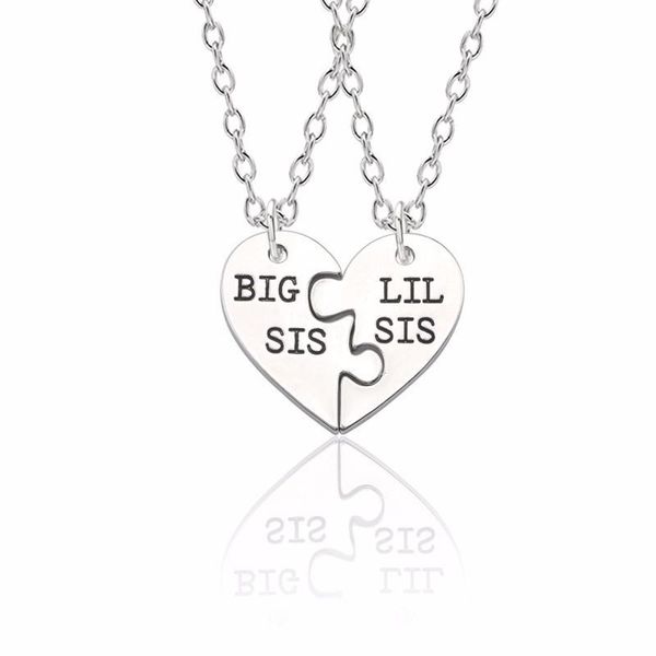 pendant necklaces bff trendy sisters forever necklace jewelry for women broken heart big sis little christmas necklaces&pendants, Silver
pendant necklaces bff trendy sisters forever necklace jewelry for women broken heart big sis little christmas necklaces&pendants, Silver