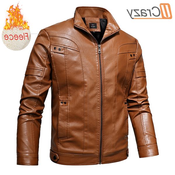 ucrazy 2020 autumn winter new thick fleece warm jacket coat outfit style motor biker pu faux leather jackets men
ucrazy 2020 autumn winter new thick fleece warm jacket coat outfit style motor biker pu faux leather jackets men