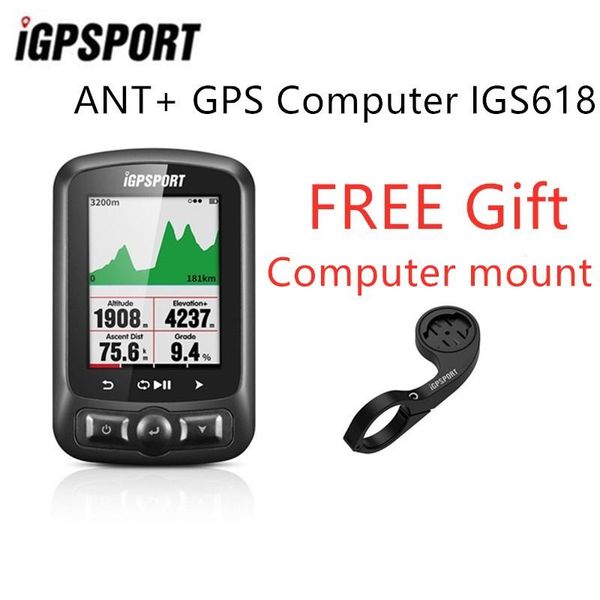 Igpsport Igs618 Ant+ Gps Computer Bike Bicycle Bluetooth Wireless Satch Waterproof Cycling Bike Sensor Speedometer Computer