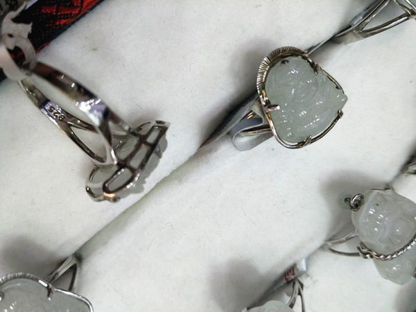 valentine's day gift 925 sterling silver ring, the mythical wild animal ring inlaid jade white jade buddha, Golden;silver
valentine's day gift 925 sterling silver ring, the mythical wild animal ring inlaid jade white jade buddha, Golden;silver