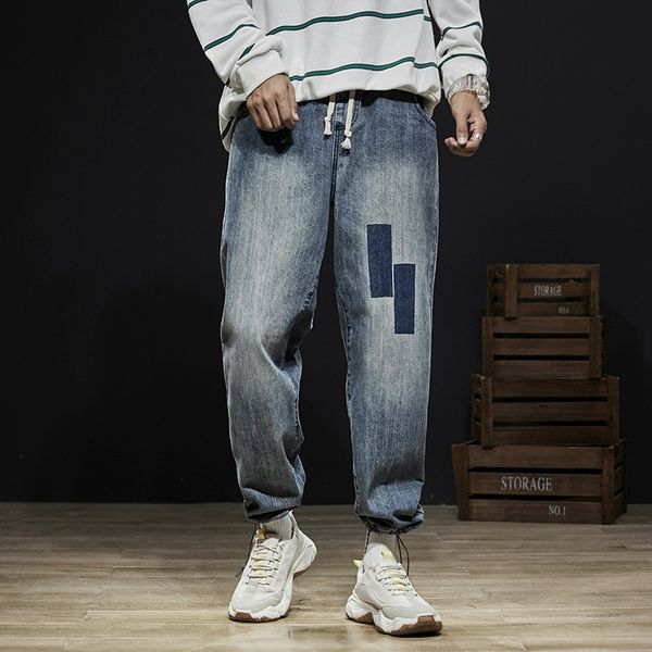 spring harlem jeans men's elastic loose tight jeans tight pantsleg pants men's slim casual corset pants trend spring and autumn 5x, Blue
spring harlem jeans men's elastic loose tight jeans tight pantsleg pants men's slim casual corset pants trend spring and autumn 5x, Blue