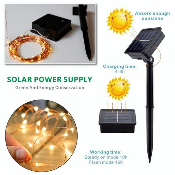 led outdoor solar lamp string lights 100/200 leds fairy holiday christmas party garland solar garden waterproof 10m
led outdoor solar lamp string lights 100/200 leds fairy holiday christmas party garland solar garden waterproof 10m