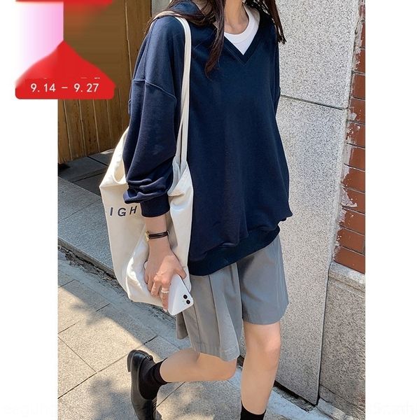 ujy3b style color pullover women's sweater pullover sweatersweater2020 autumn new korean solid loose lazy style long-sleeved v-neck w, Black
ujy3b style color pullover women's sweater pullover sweatersweater2020 autumn new korean solid loose lazy style long-sleeved v-neck w, Black