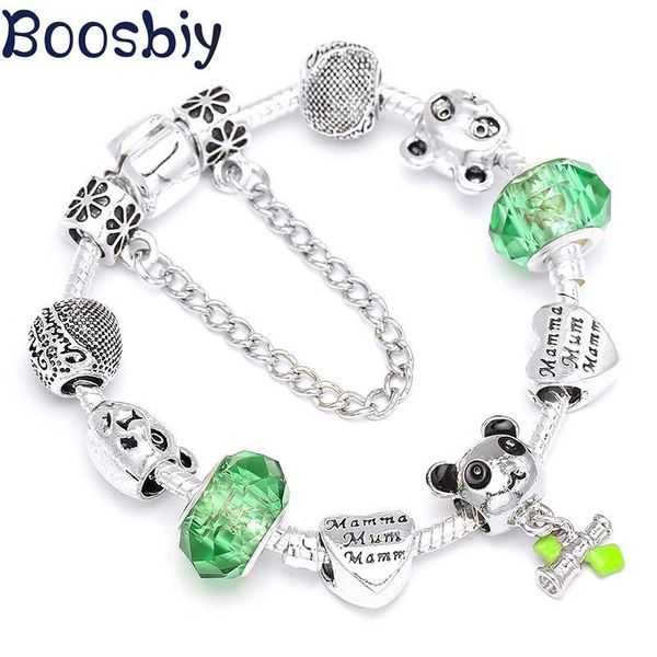 charm bracelets boosbiy silver color cartoon bracelet with cute panda beads fit fine for women kids jewelry gift, Golden;silver
charm bracelets boosbiy silver color cartoon bracelet with cute panda beads fit fine for women kids jewelry gift, Golden;silver