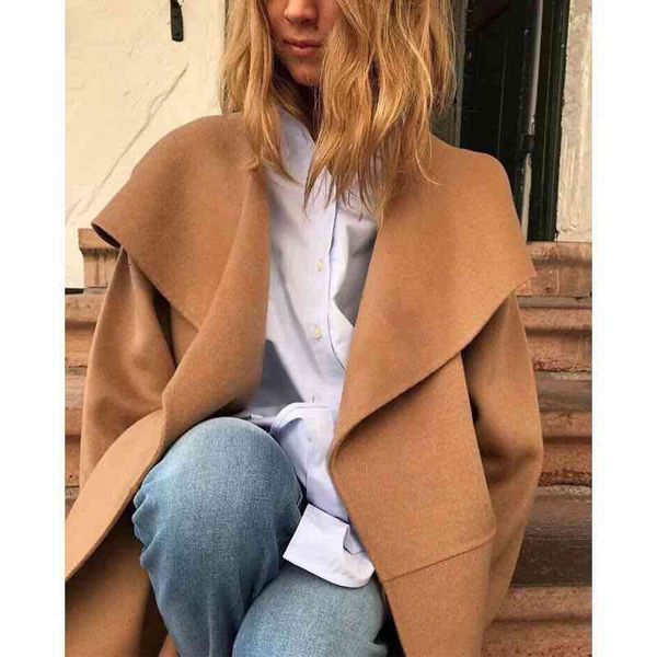 women's jackets woolen coat cardigan loose winter long sleeve casual large turn-down collar jacket female outwear with pockets mu43, Black;brown
women's jackets woolen coat cardigan loose winter long sleeve casual large turn-down collar jacket female outwear with pockets mu43, Black;brown