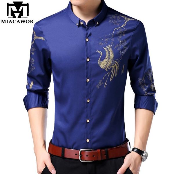 men's casual shirts miacawor spring long sleeve dress mens men shirt slim fit print chemise homme camisa masculina plus size c643, White;black
men's casual shirts miacawor spring long sleeve dress mens men shirt slim fit print chemise homme camisa masculina plus size c643, White;black