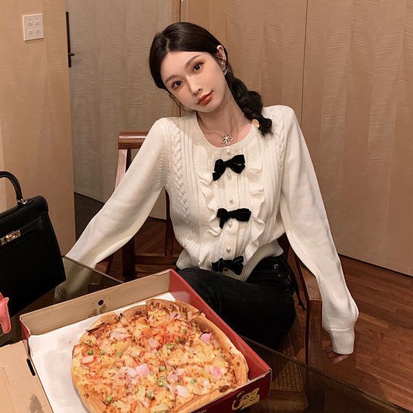 2021 new sweet pleated bowknot autumn short female long sleeve jacket thin y496 mesh uwl8, White;black
2021 new sweet pleated bowknot autumn short female long sleeve jacket thin y496 mesh uwl8, White;black