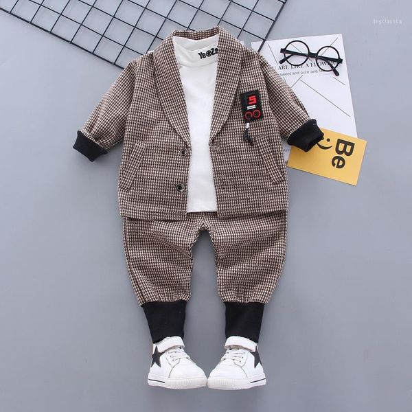 2020 autumn winter children's new boys small plaid suit baby boy letter bottoming shirt long-sleeved jacket trousers three-piece1, White
2020 autumn winter children's new boys small plaid suit baby boy letter bottoming shirt long-sleeved jacket trousers three-piece1, White