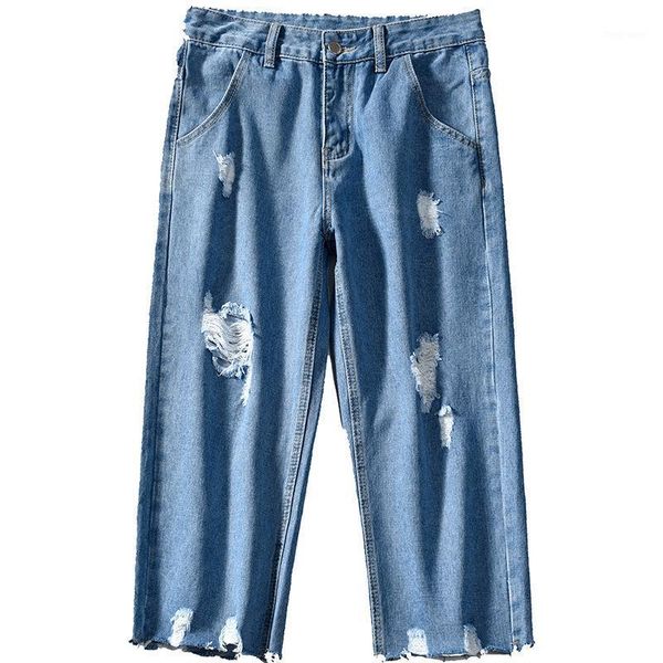 wholesalecropped pants men's loose summer thin denim shorts casual breeches men pants korean style teenagers ripped hole jeans1, Blue
wholesalecropped pants men's loose summer thin denim shorts casual breeches men pants korean style teenagers ripped hole jeans1, Blue