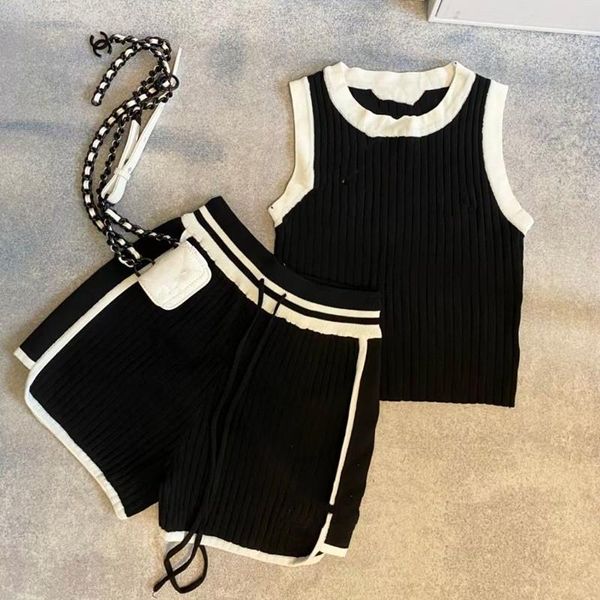 womens two piece pants sets letter print embroidery knitted shirt shorts set sleeveless knit vest girl high waist suit girls short pant woma, White
womens two piece pants sets letter print embroidery knitted shirt shorts set sleeveless knit vest girl high waist suit girls short pant woma, White