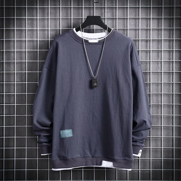 spring and autumn 2020 men's new leisure pure colour long sleeve with loose temperament y0111, Black
spring and autumn 2020 men's new leisure pure colour long sleeve with loose temperament y0111, Black
