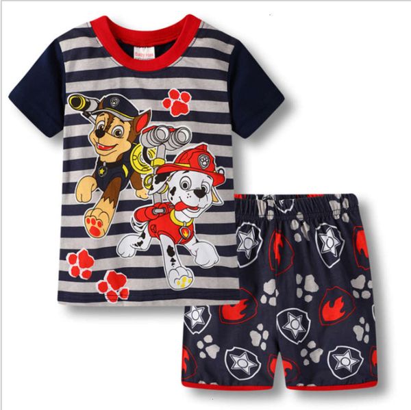 short sve summer wangwang team sle boys' home wear pajamas suit children's two piece set, Blue;red
short sve summer wangwang team sle boys' home wear pajamas suit children's two piece set, Blue;red