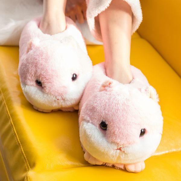 winter slippers kawaii women flip flop color hamster pink brown hamster warm home slippers home floor non-slip cartoon slippers x1020, Black
winter slippers kawaii women flip flop color hamster pink brown hamster warm home slippers home floor non-slip cartoon slippers x1020, Black