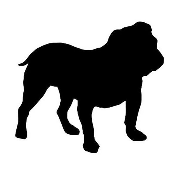 12*10.7cm english bulldog decal pet sticker animal fashion styling accessories decorative decals sliver/black c4-0163
12*10.7cm english bulldog decal pet sticker animal fashion styling accessories decorative decals sliver/black c4-0163