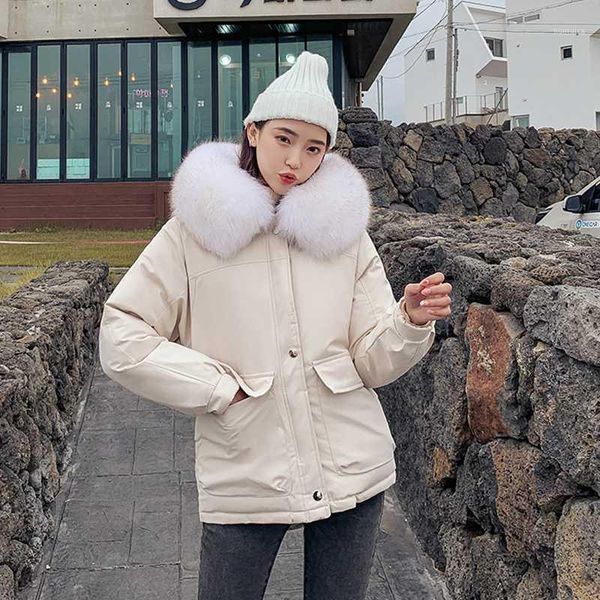 korean style 2020 winter parka for women thick long jacket hooded fur collar warm oversized outwear feminina coat abrigos mujer1, Black
korean style 2020 winter parka for women thick long jacket hooded fur collar warm oversized outwear feminina coat abrigos mujer1, Black