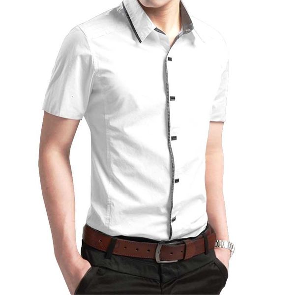 2021 summer new men's brand luxury cotton short sleeves turn-down collar cardigan shirt men clothes -4xl j9yi, White;black
2021 summer new men's brand luxury cotton short sleeves turn-down collar cardigan shirt men clothes -4xl j9yi, White;black