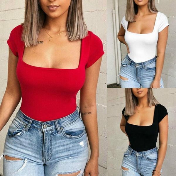 2019 summer casual women solid bodysuit bodycon jumpsuit square collar short sleeve drop shipping good quality, Black;white
2019 summer casual women solid bodysuit bodycon jumpsuit square collar short sleeve drop shipping good quality, Black;white
