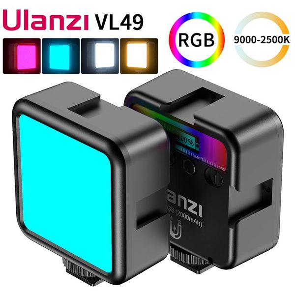 flash heads ulanzi vl49 rgb pocket led video light 2700k-9000k on camera mini fill pography lighting vlog
flash heads ulanzi vl49 rgb pocket led video light 2700k-9000k on camera mini fill pography lighting vlog