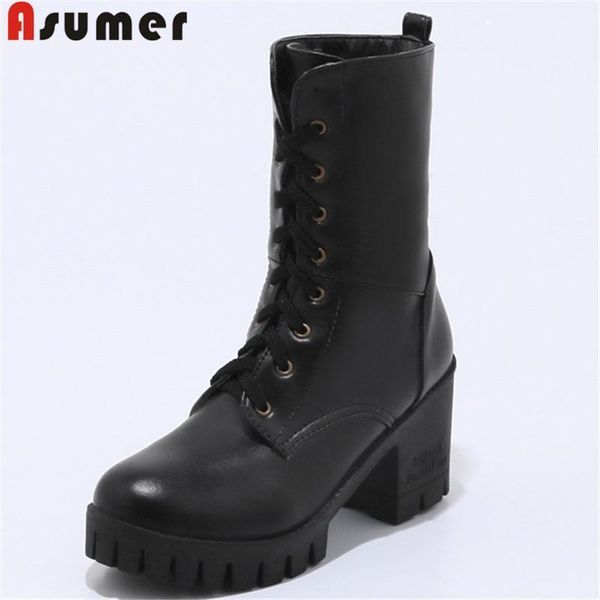 boots asumer big size 34-43 fashion autumn winter shoes woman round toe ankle women platform thick high heels ladies boots1, Black
boots asumer big size 34-43 fashion autumn winter shoes woman round toe ankle women platform thick high heels ladies boots1, Black