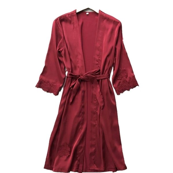 bzel women robes lace bathrobe ladies sleepwear satin silk home wear femme lingerie pajamas mujer pijamas pyjamas nighwear 210203, Black;red
bzel women robes lace bathrobe ladies sleepwear satin silk home wear femme lingerie pajamas mujer pijamas pyjamas nighwear 210203, Black;red